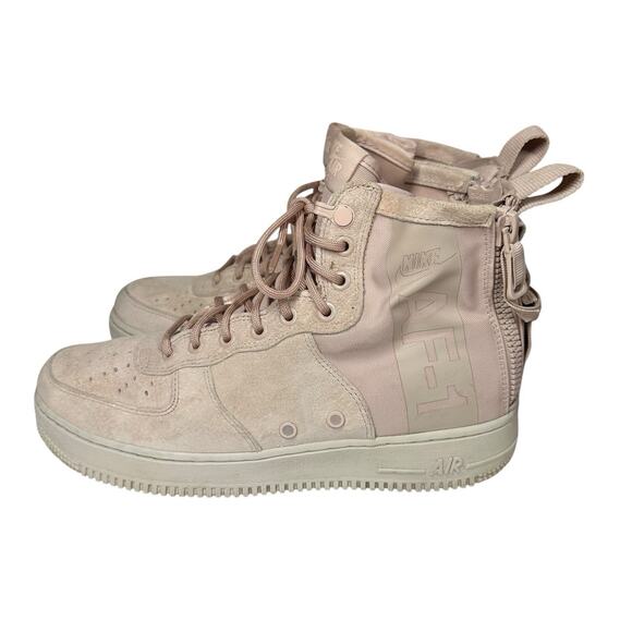 Nike SF Air Force 1 Mid Particle Pink Sneakers Boots Sz 10 No Straps AA3966-201 - Picture 8 of 11